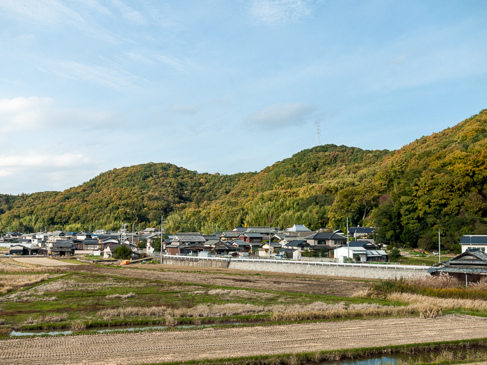 View of Japan from Train