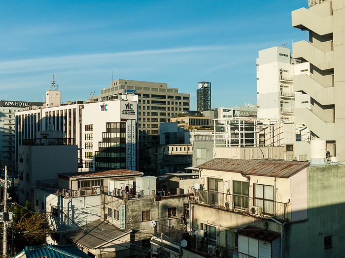 View of Japan from Train