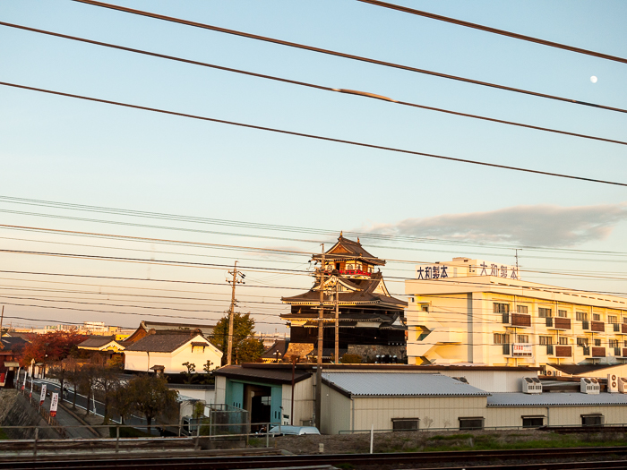 View of Japan from Train