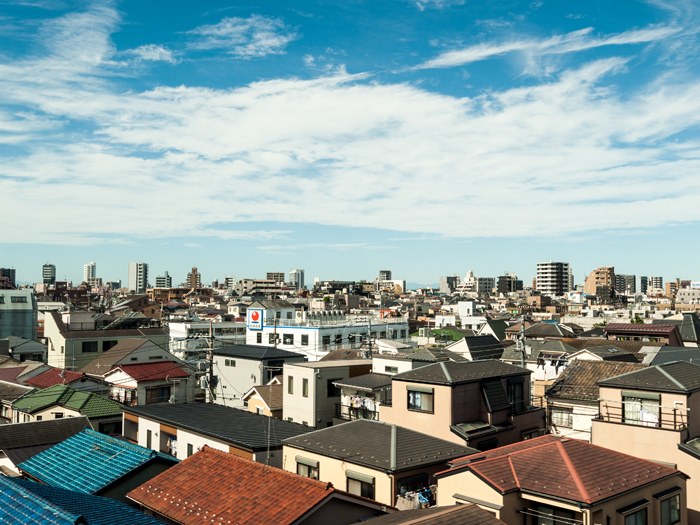 View of Japan from Train