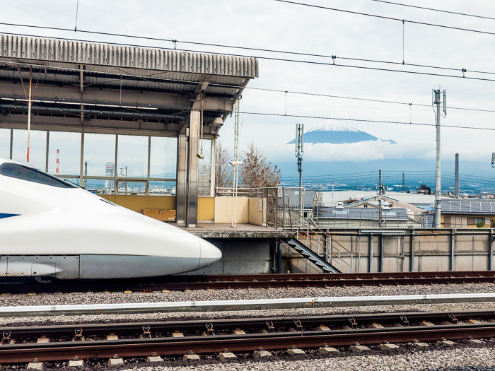 View of Japan from Train