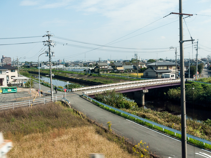 View of Japan from Train