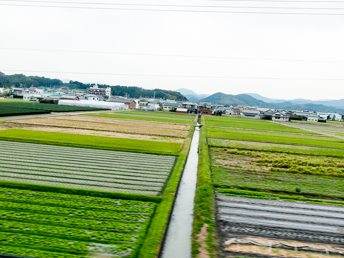 View of Japan from Train