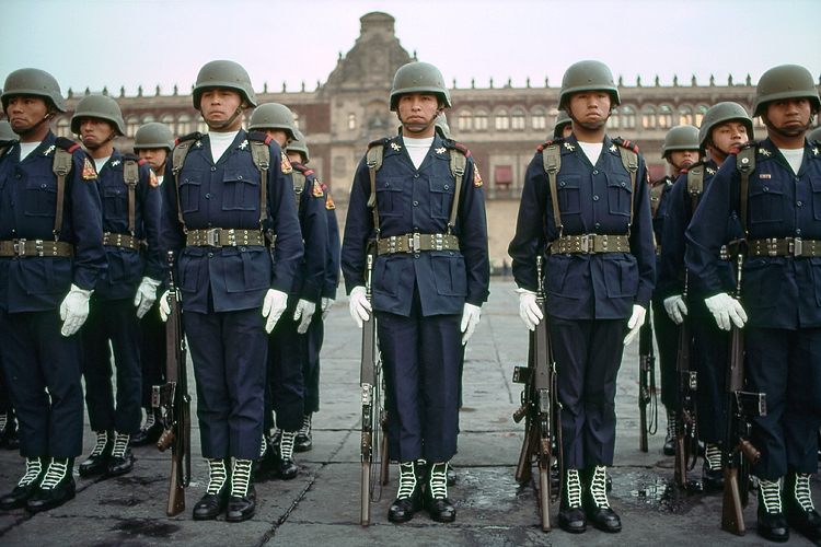 Soldiers, Guard of Honor, National Palace, Mexico City